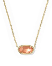 Elisa Gold Pendant Necklace