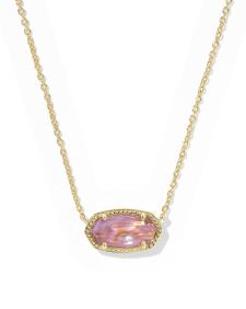 Elisa Gold Pendant Necklace