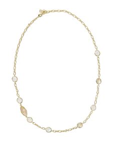 Ophelia Gold Long Strand Necklace