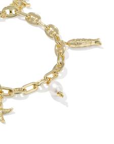 Parker Charm Gold Bracelet