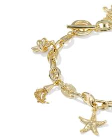 Parker Charm Gold Bracelet