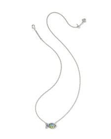 Parker Fish Silver Short Pendant Necklace