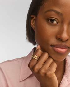 Joan Gold Band Ring