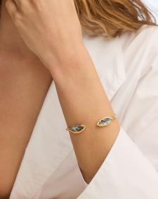 Ophelia Gold Cuff Bracelet