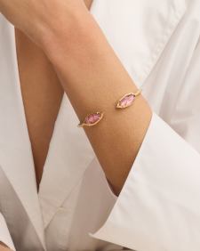Ophelia Gold Cuff Bracelet