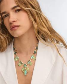 Ophelia Gold Statement Necklace
