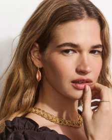 Ophelia Gold Small Drop Earrings