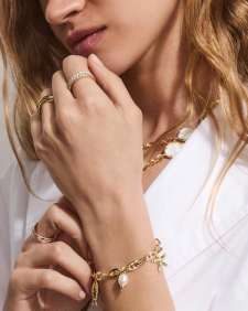 Parker Charm Gold Bracelet