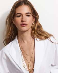 Parker Starfish Gold Short Pendant Necklace