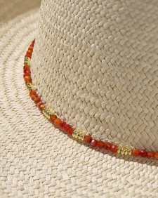 Sylvia Gold Strand Hat Band
