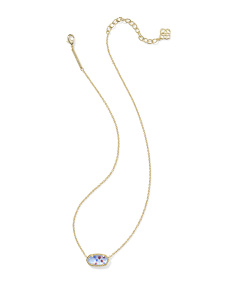 Elisa Gold Short Pendant Necklace