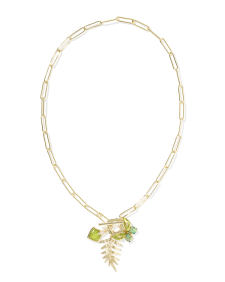 Bianca Butterfly Gold Charm Necklace