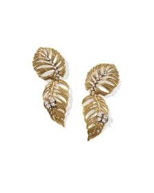 Kayla Vintage Gold Convertible Statement Earrings