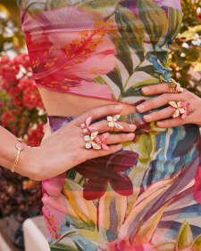 Bianca Butterfly Gold Cocktail Ring