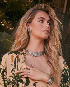 Kayla Vintage Silver Convertible Statement Earrings