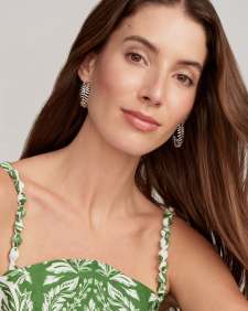 Kayla Silver Hoop Earrings