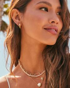 Jae Silver Star Pave Short Pendant Necklace in White CZ