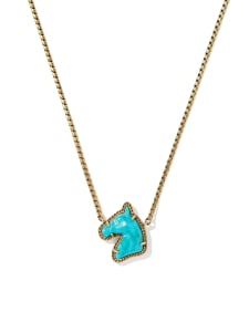 Horse Short Pendant Necklace