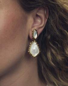 Ellery Vintage Gold Statement Earrings