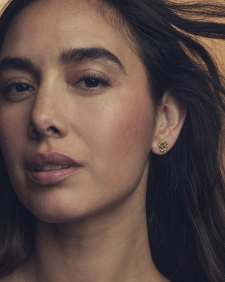 Ansel Rose Stud Earrings