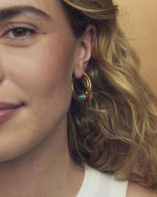 Noble Horseshoe Hoop Earrings