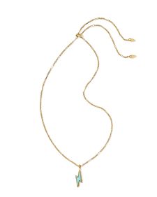 Lightning Bolt Small Long Pendant