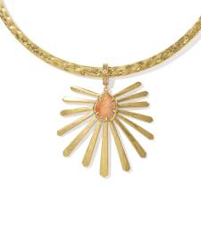 Starla Vintage Gold Collar Necklace