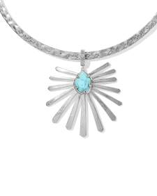 Starla Vintage Silver Collar Necklace