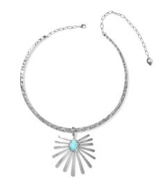 Starla Vintage Silver Collar Necklace