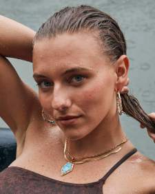 Kassie Chain Necklace in Vintage Gold