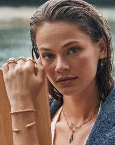 Lightning Bolt Small Long Pendant