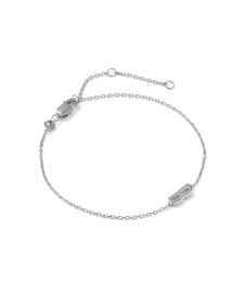 Letter B Sterling Silver Initial Bracelet