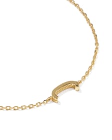 Letter C 18k Gold Vermeil Initial Bracelet