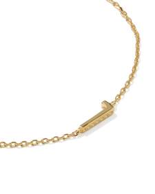 Letter L 18k Gold Vermeil Initial Bracelet