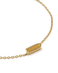 Letter U 18k Gold Vermeil Initial Bracelet