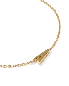 Letter V 18k Gold Vermeil Initial Bracelet