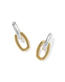 Ryleigh Mixed Metal Wide Convertible Earrings