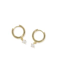 Maisie 18k Gold Vermeil June Huggie Earrings