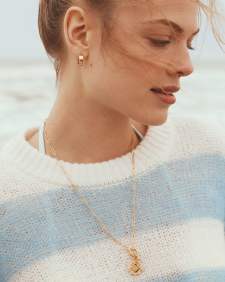 22 Inch Large Paperclip Chain Necklace in 18k Gold Vermeil