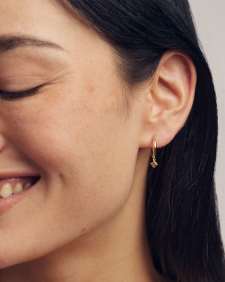 Maisie 18k Gold Vermeil November Huggie Earrings