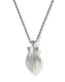Alexa Locket Vintage Silver Short Pendant Necklace