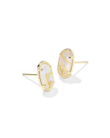 Grayson Gold Stone Stud Earrings