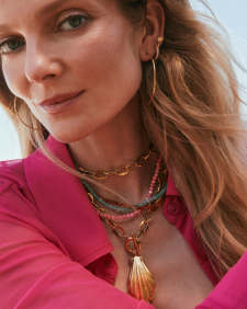 Sylvia Gold Strand Necklace