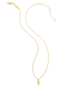 Mini Cactus Pendant Necklace in 18k Gold Vermeil