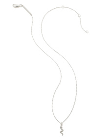 Mini Snake Pendant Necklace in Sterling Silver