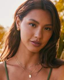 Henley 18k Gold Vermeil Pendant Necklace in White Topaz