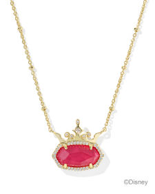 Disney | Kendra Scott Elisa Princess Gold Short Pendant Necklace