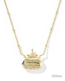 Disney | Kendra Scott Elisa Princess Gold Short Pendant Necklace