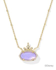 Disney | Kendra Scott Elisa Princess Gold Short Pendant Necklace