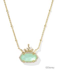 Disney | Kendra Scott Elisa Princess Gold Short Pendant Necklace